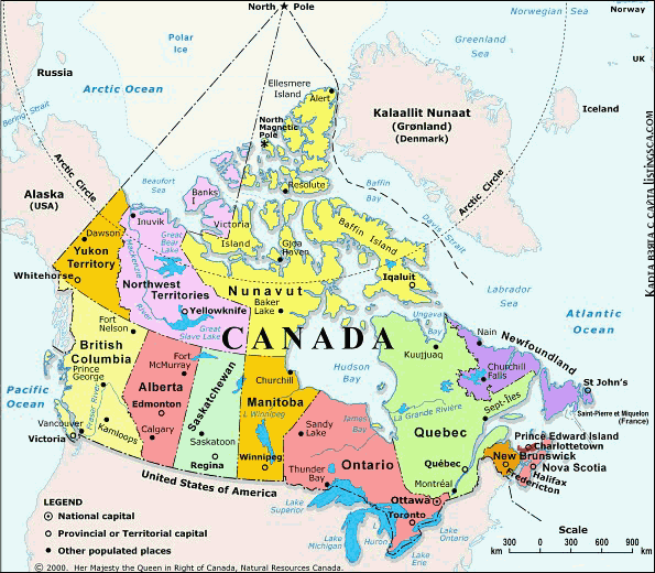 Canada Map Canada Map